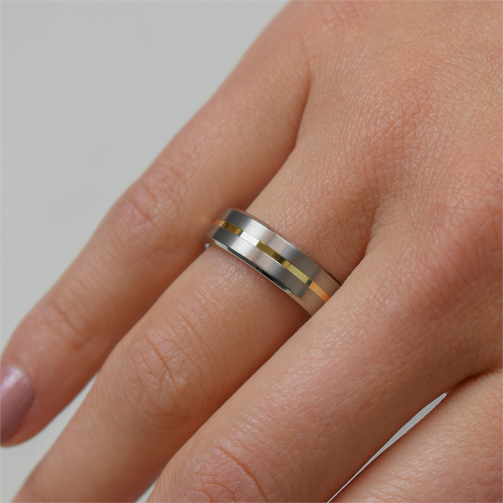 Boccia Titanium Ring Bicolor 0101-03