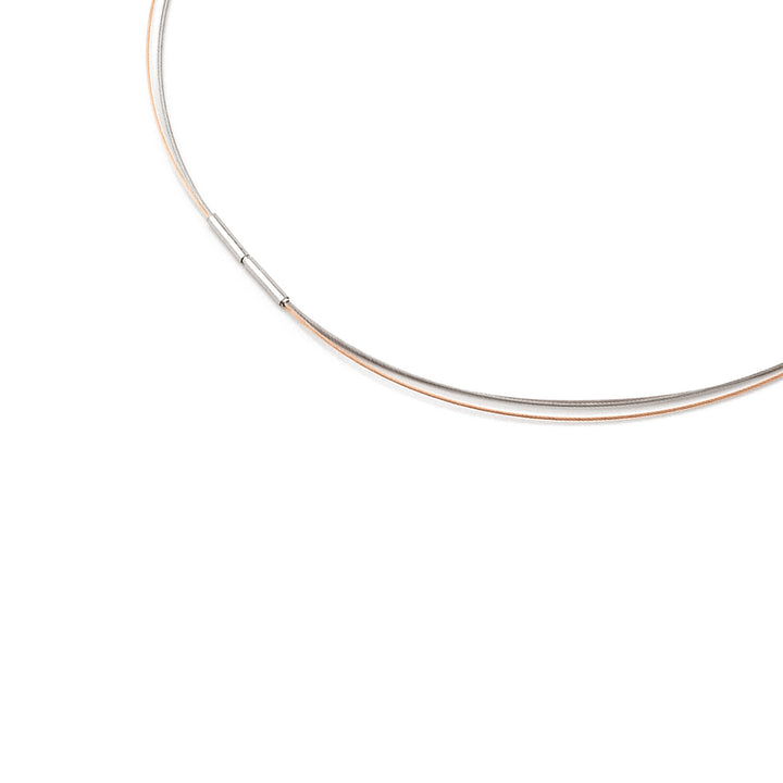 Boccia Titanium Length Necklace Bico rgp steel 0804-03
