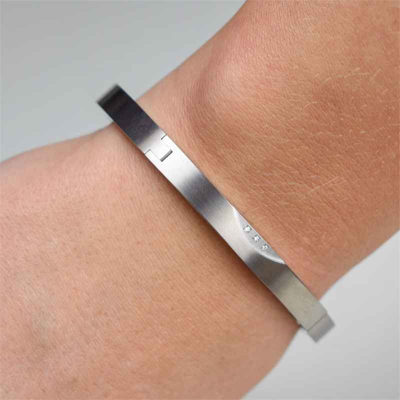 Boccia Titanium Bracelet Spang dia 3/ 0.015 - 03006-02