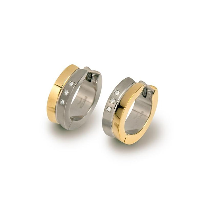 Boccia Titanium Earring Bicolor dia 6/0.03 - 0511-04