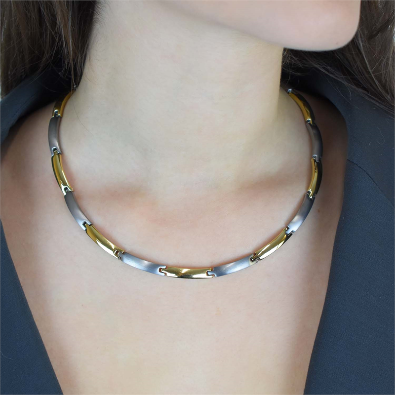 Boccia Titanium Collier Bicolor 0817-03