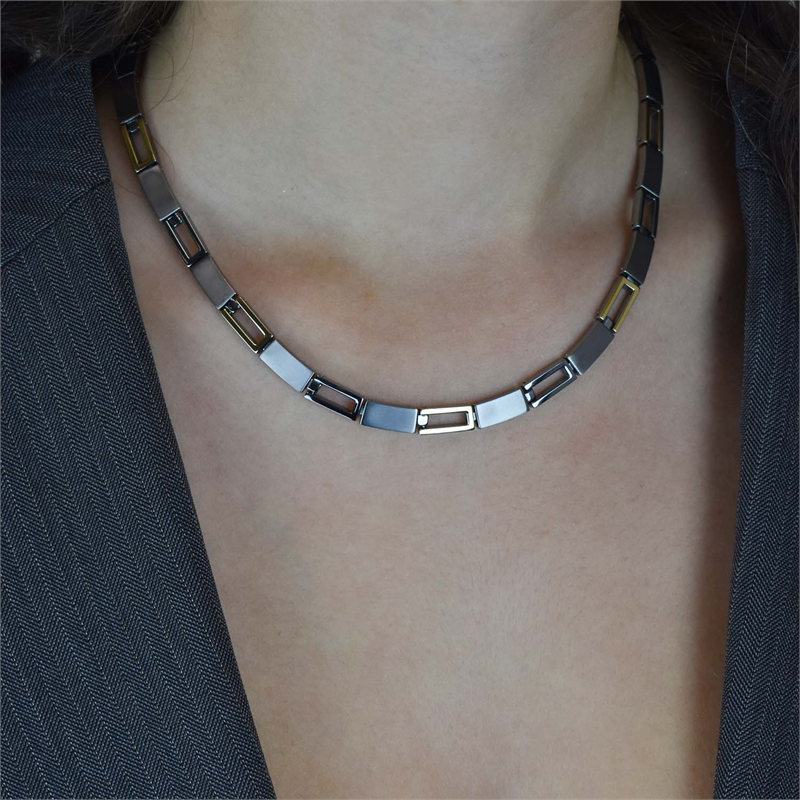 Boccia Titanium Collier Bicolor NL 08040-02