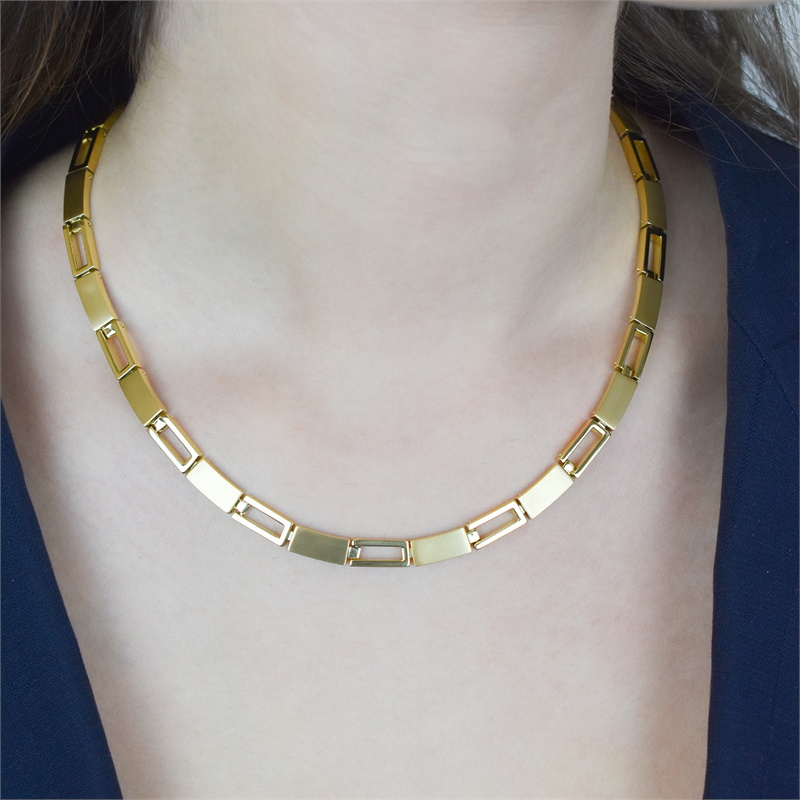 Boccia Titanium Necklace gp NL 08040-03