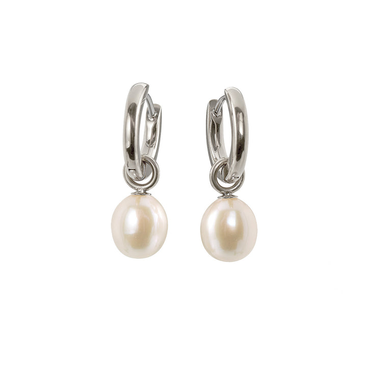Boccia Titanium Earrings pearl 05068-01