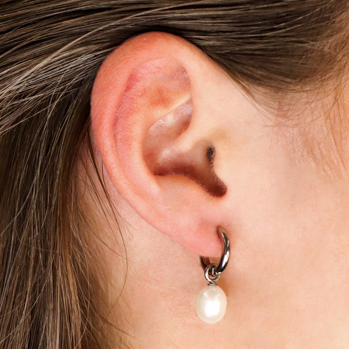 Boccia Titanium Earrings pearl 05068-01