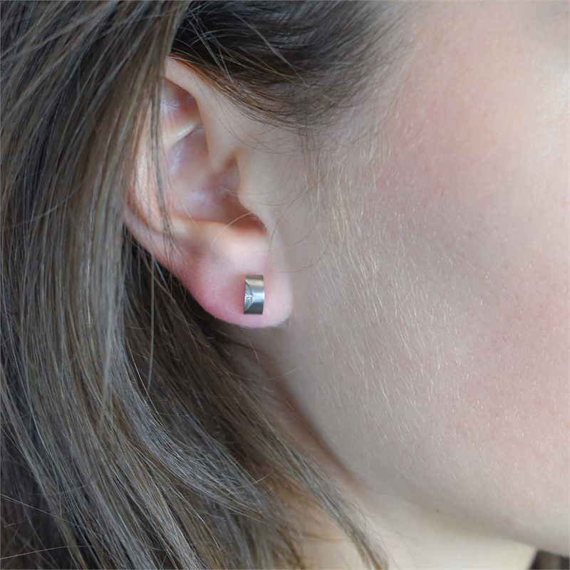 Boccia Titanium Stud Earrings dia 2/0.01 - 05007-02