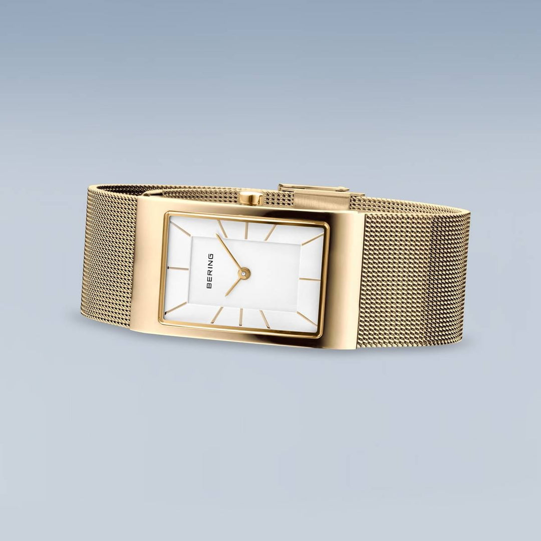 bering dames horloge witte wijzerplaat - 10222-331-S