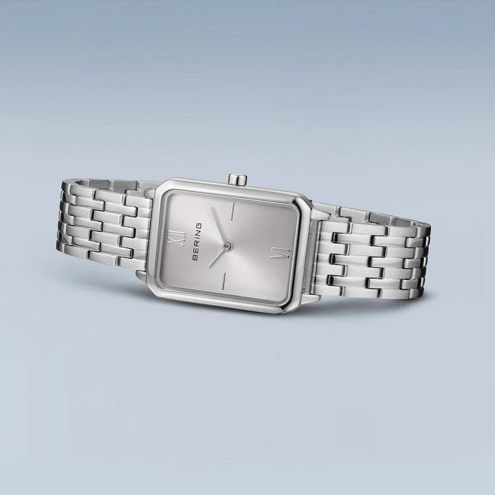 bering dames horloge grijze wijzerplaat - 17423-700