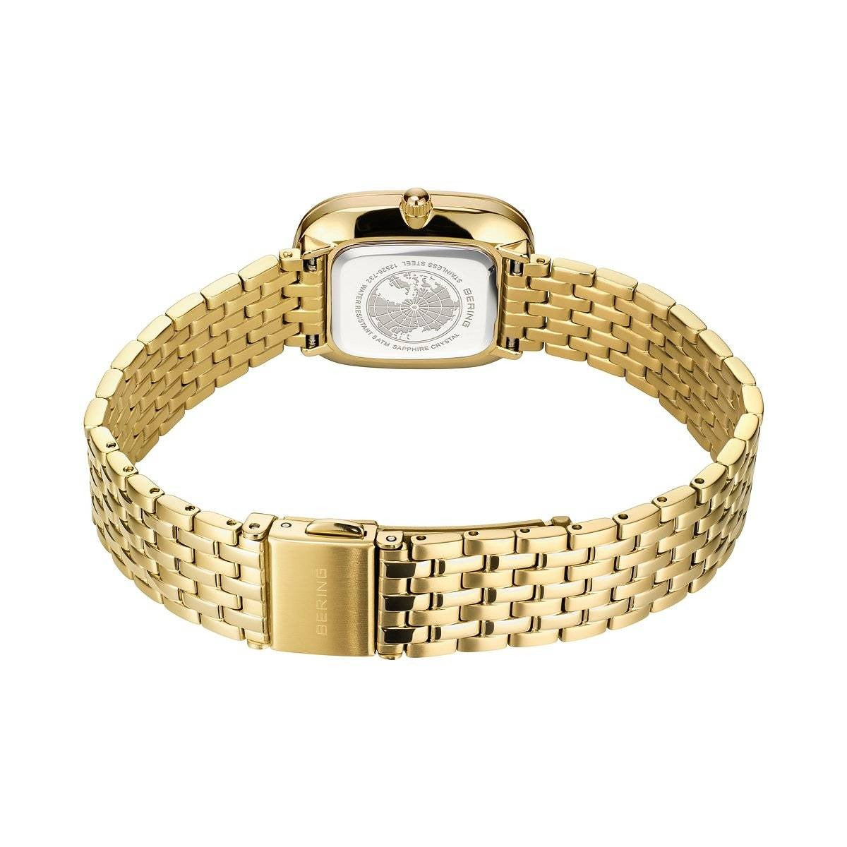 bering dames horloge zwarte wijzerplaat - 12526-732