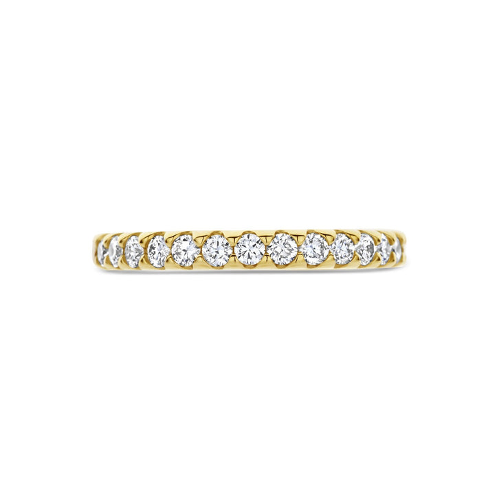 Gouden dames ring met lab grown diamant – 14k geelgoud
