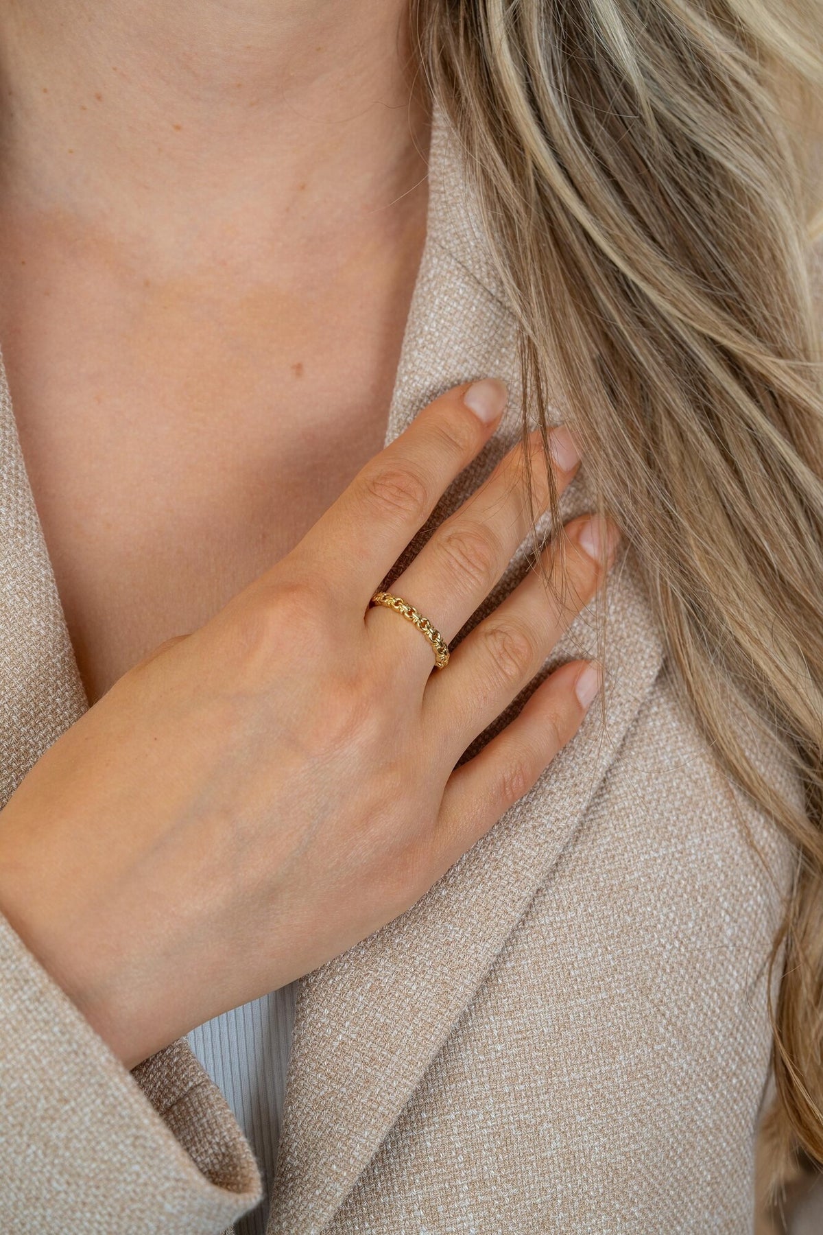 Zinzi Ring Gold Plated ZIR2802