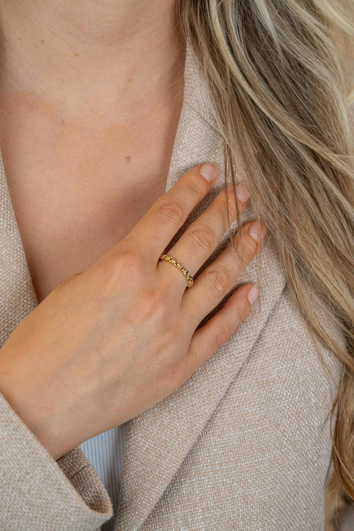 Zinzi Ring Gold Plated ZIR2802