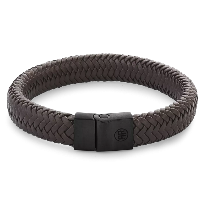 Full Metal Herringbone Brown Black