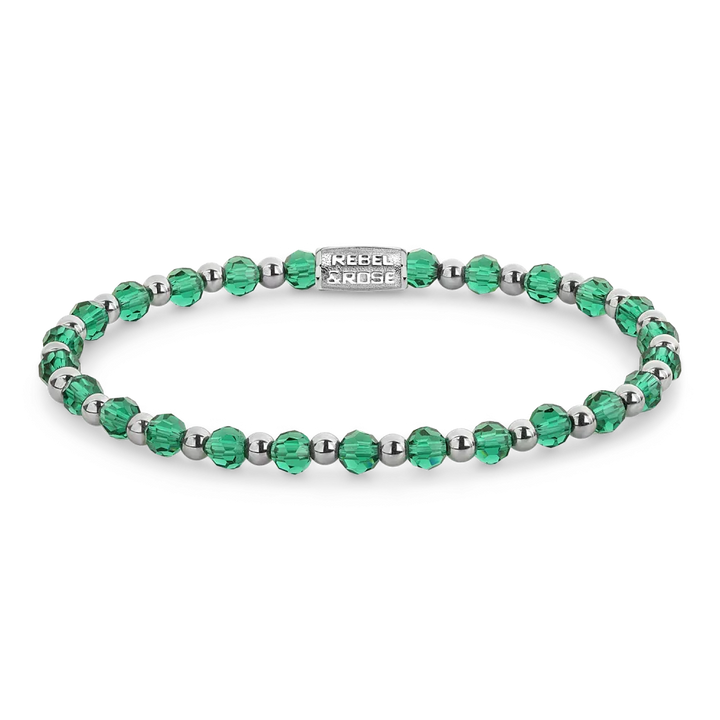 Mix Green Morning Glam Rocks Silver