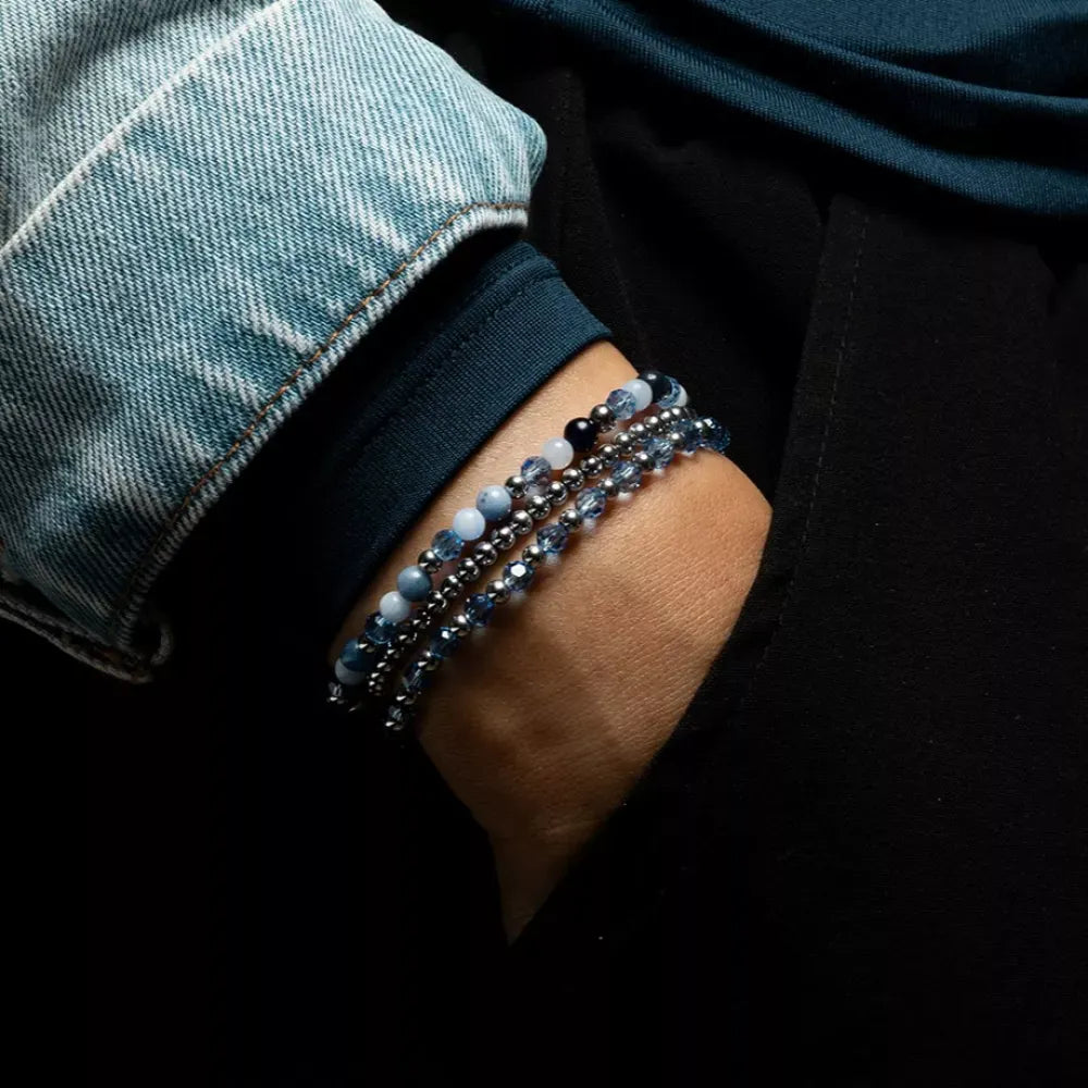 Mix Winter Blues Glam Rocks Silver