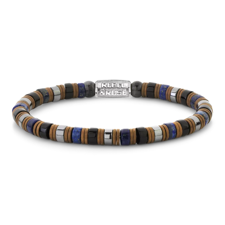 Slices - Mixed Blue 6mm