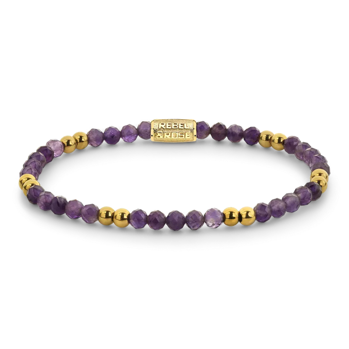 Purple & Yellowgold Glam Rocks