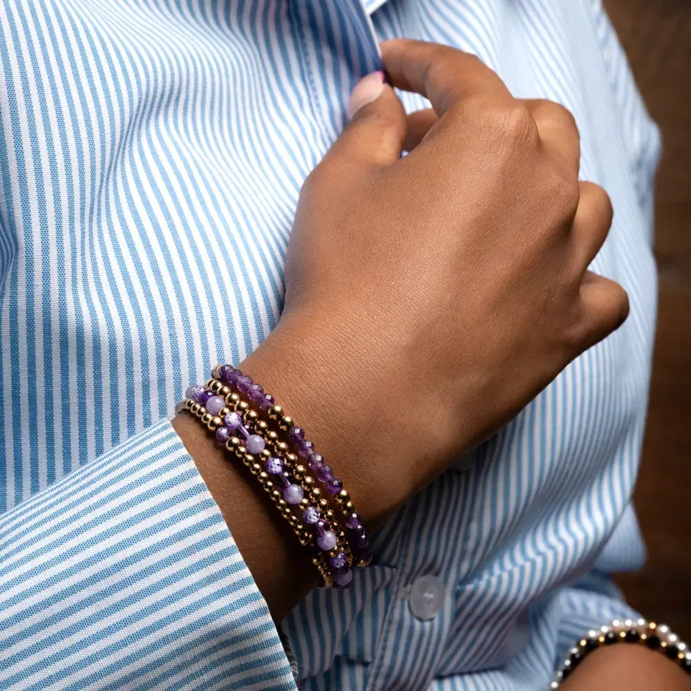 Touch of Purple Glam Rocks