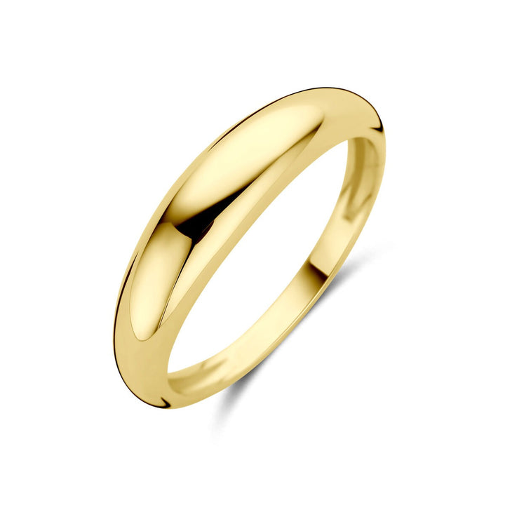 14k Geelgouden ring – 5 mm breed