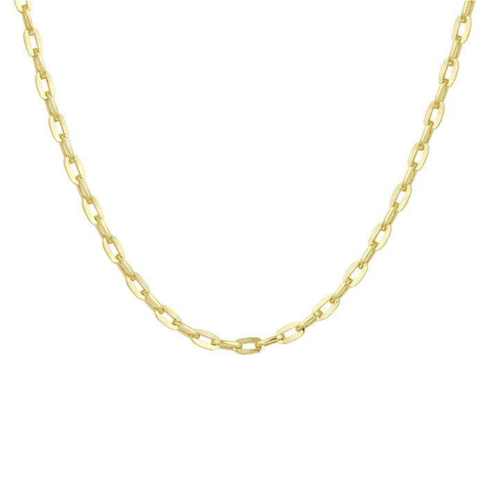 14k Geelgouden anker collier