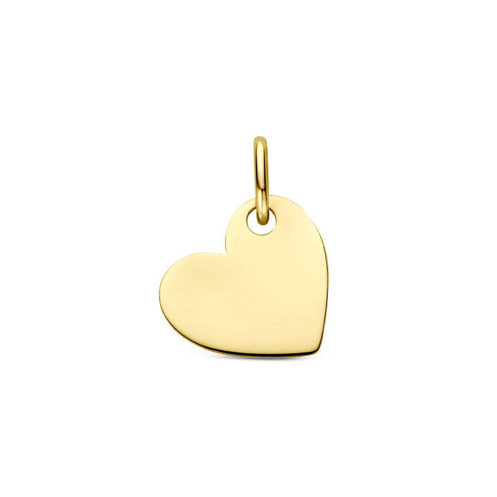 9k Geelgouden Ketting met Hanger Hartje