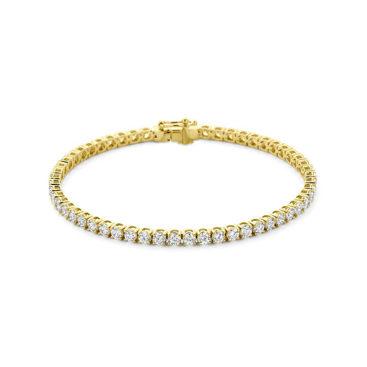14k Gouden tennis armband met lab grown diamant