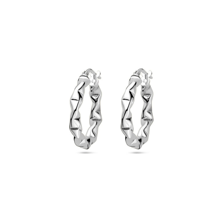 Zilveren oorringen – gerhodineerd 925 zilver, 3.5 mm breed