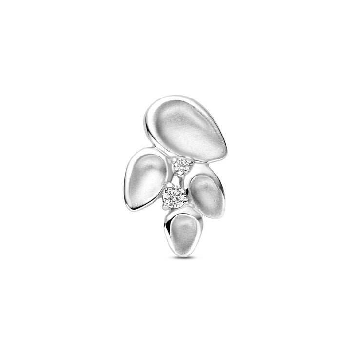 Zilveren hanger met zirkonia – gerhodineerd 925