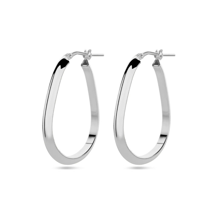 Gerhodineerd 925 zilveren oorringen