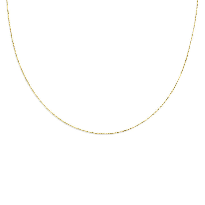 Gouden ketting – 14k geelgoud, verfijnd design van 1 mm breed