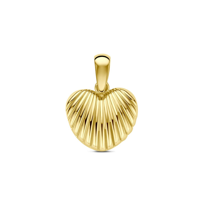 14k Geelgouden hart hanger