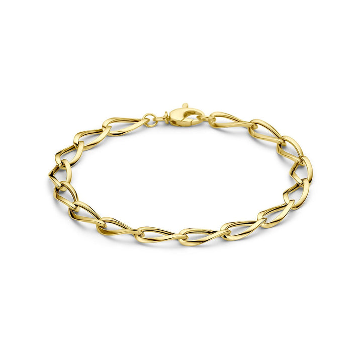 9k Geelgouden anker armband