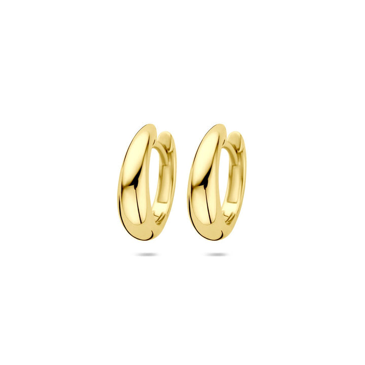 14k Geelgouden klapoorringen – 14 x 4.5 mm