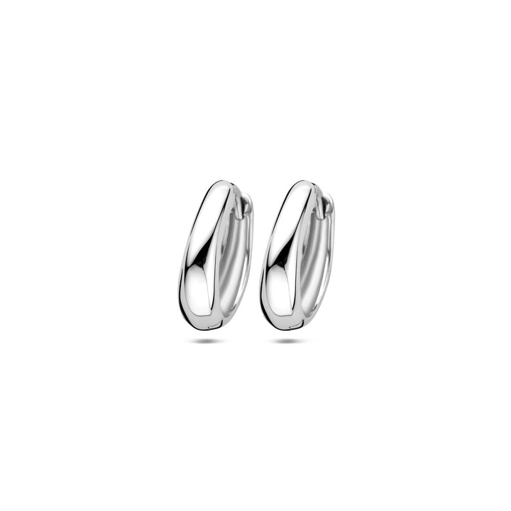 Zilveren oorringen dames – gerhodineerd 925 zilver, 15 mm