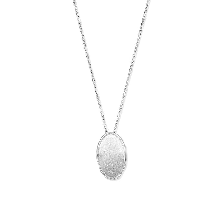 Gerhodineerd 925 zilveren collier met hanger