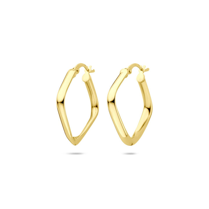 14k Geelgouden oorringen – 21 x 3 mm