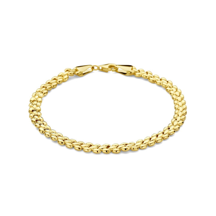 Gouden dames armband 14k anker schakel