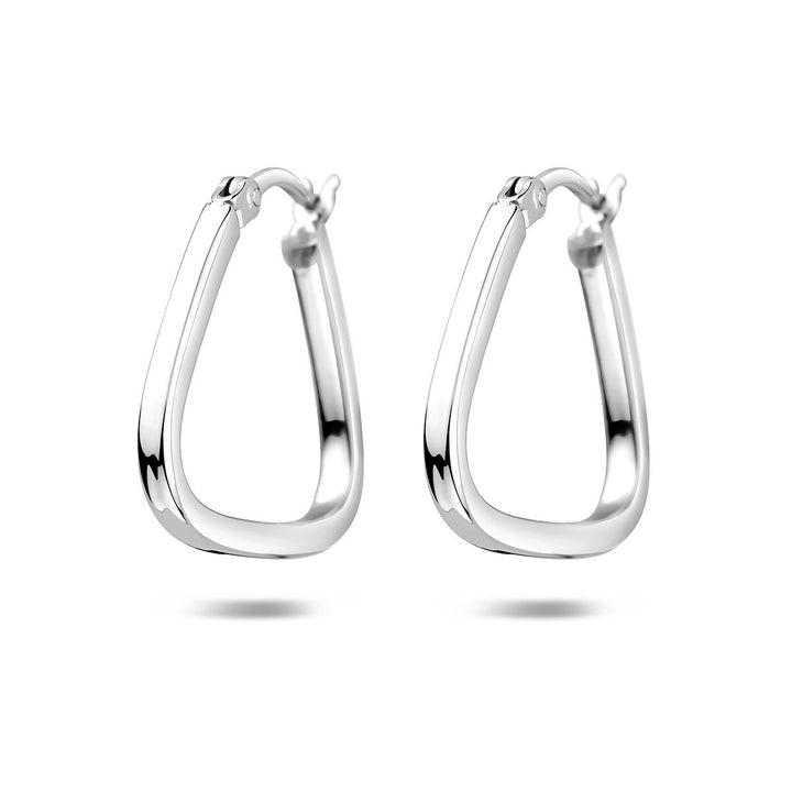 Zilveren oorringen gerhodineerd – tijdloze dames oorringen met verfijnde afwerking