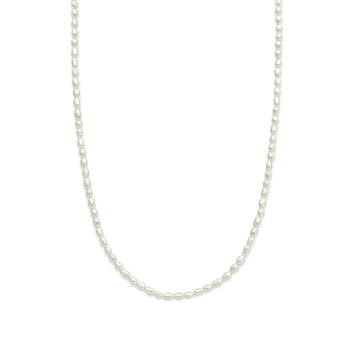 necklace pearls 2.8 mm 40 + 5 cm 14K yellow gold
