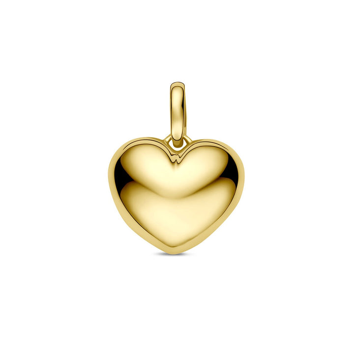 9k Geelgouden hart hanger