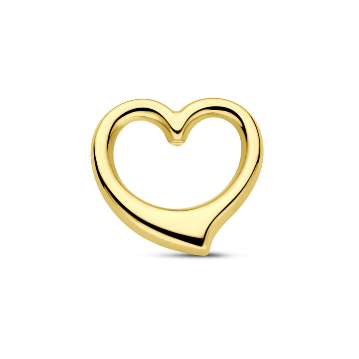 9k Geelgouden hartjes hanger dames
