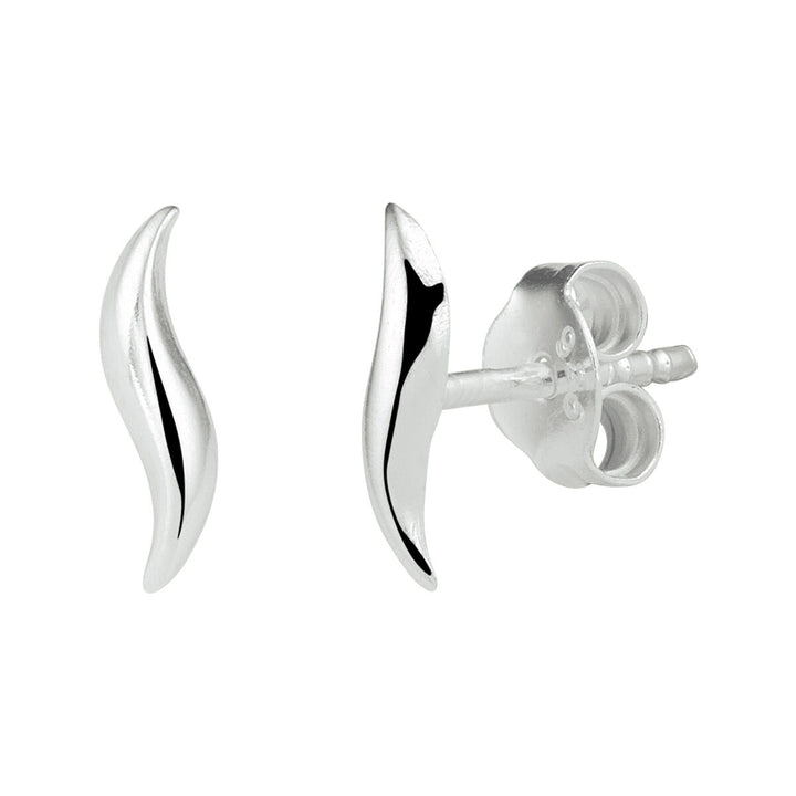Ohrstecker silberweiß
