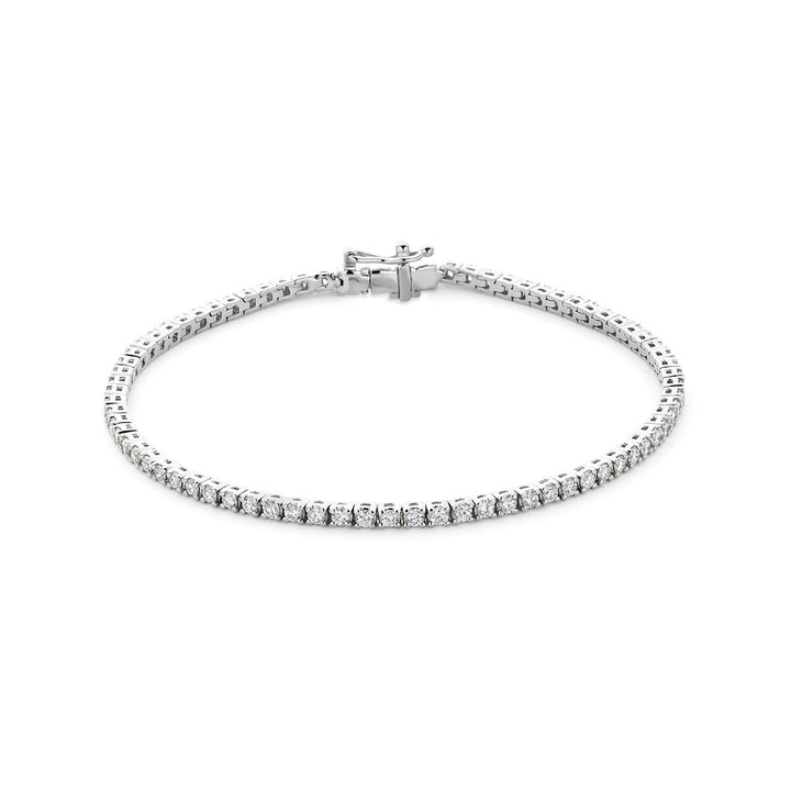 925 Zilveren tennis armband met lab grown diamant