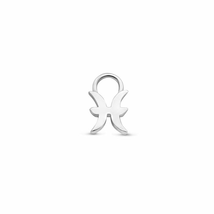 Zilveren oorringhanger met sterrenbeeld – gerhodineerd 925 zilver (per stuk)