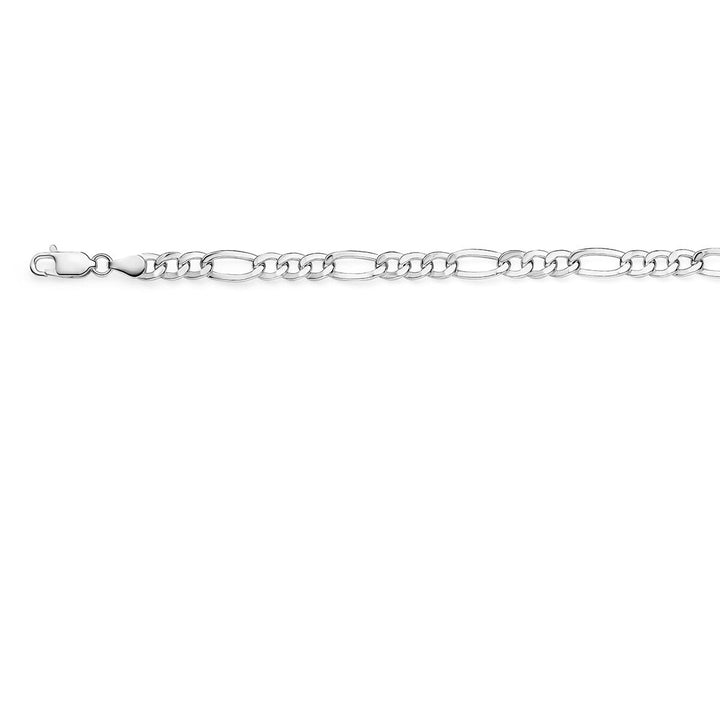 925 Zilveren Figaro Ketting 6,6 mm Heren