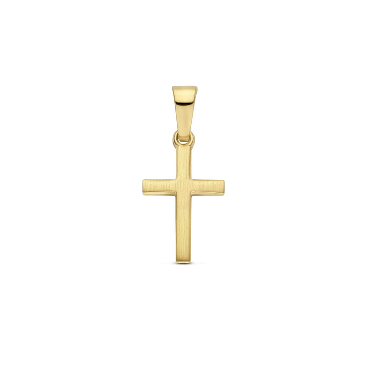 14k geelgouden kruis hanger – tijdloos symbool van geloof