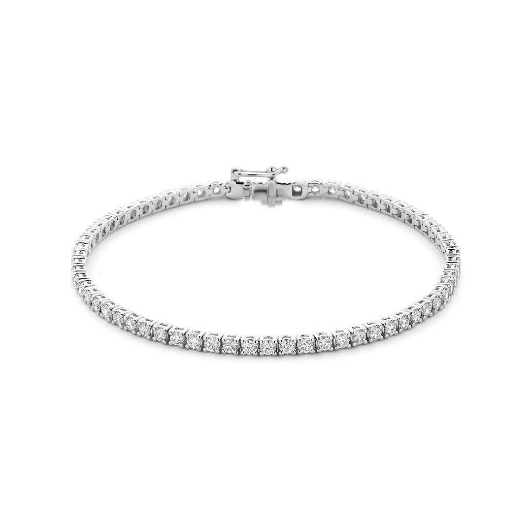 925 Zilveren tennis armband met lab grown diamant