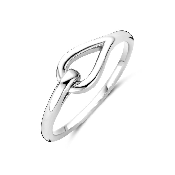 Zilveren dames ring – Gerhodineerd bandring