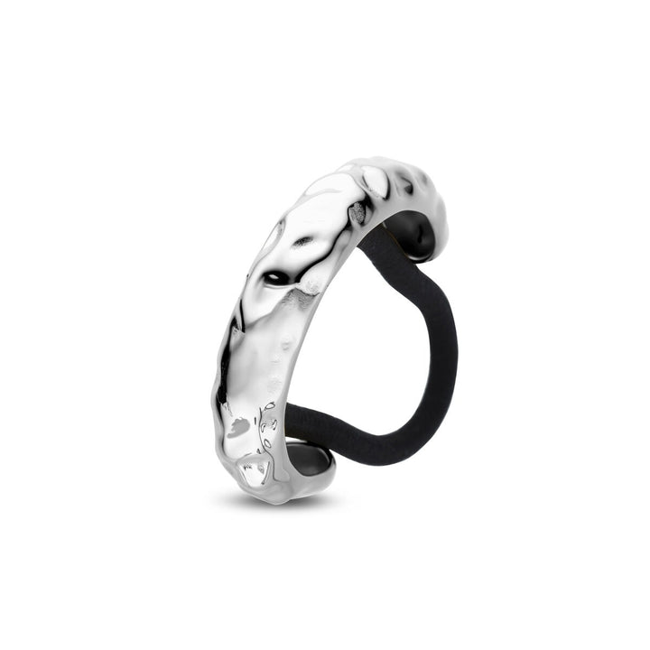 Stalen hair cuff zilverkleurig – 11x51 mm