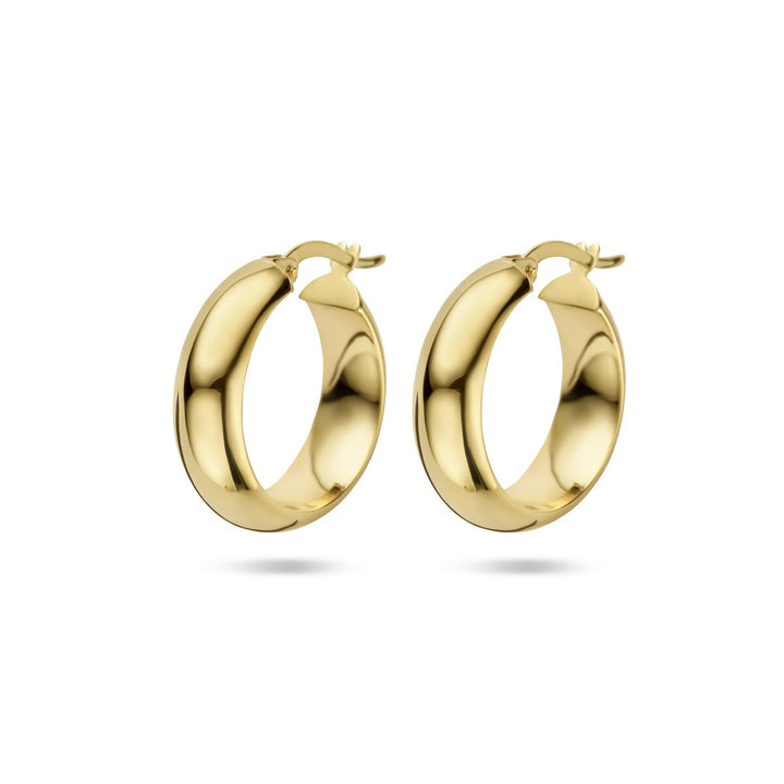 14k gouden oorringen – 19,5 mm